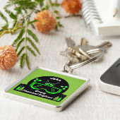 Grappige chemische ingenieur geschenken sleutelhanger (Zijkant)