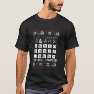 Grappige Chemische Ingenieur Lelijke Kersttruien T T-shirt