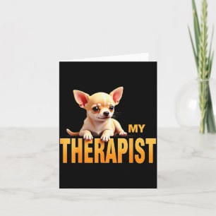 Grappige Chi Chichi Puppy Mijn Therast Chihuahua H Kaart
