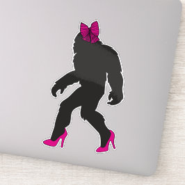 Grappige Chic Pittige Sasquatch Sticker