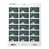 Grappige Chic Schattige Lama & Schaap Retouradres Etiket (Full Sheet)
