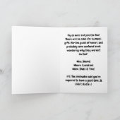 Grappige Chickadee Verjaardagsfeest Uitnodigings K (Binnen)