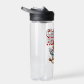 Grappige Chicken Hoarder gepersonaliseerd Waterfles (Rechts)