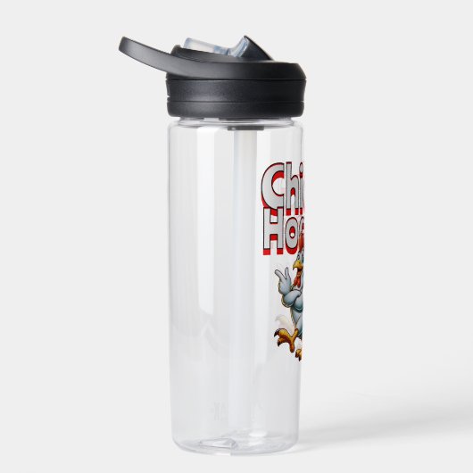 Grappige Chicken Hoarder gepersonaliseerd Waterfles (Rechts)