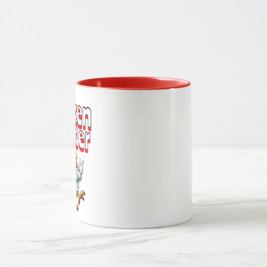 Grappige Chicken Hoarder Mok (Midden)