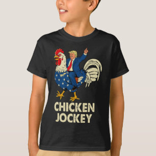 Grappige Chicken Jockey Trump meme voor mannen en T-shirt