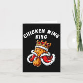 Grappige Chicken Wing King BBQ Chicken Wing Graphi Kaart (Voorkant)