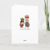 Grappige Chief Dog / Lab rooksignalen verjaardag Kaart (Achterkant)