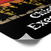 Grappige Chief Executive-shirts Beroepen Functie Poster (Hoek)