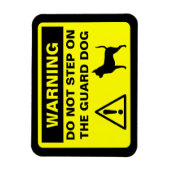 Grappige Chihuahua bewaker hond humoristische waar Magneet (Verticaal)