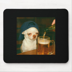 Grappige Chihuahua Bier Meme Hond Reactie Humor Gr Muismat