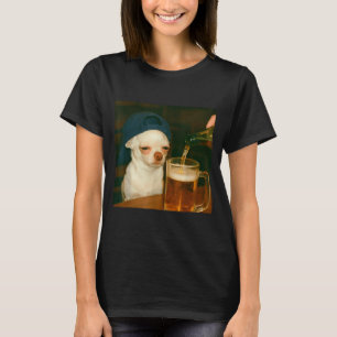 Grappige Chihuahua Bier Meme Hond Reactie Humor Gr T-shirt