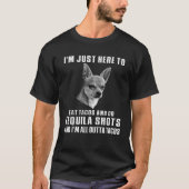 Grappige chihuahua Grappige taco tequila chihuahua T-shirt (Voorkant)
