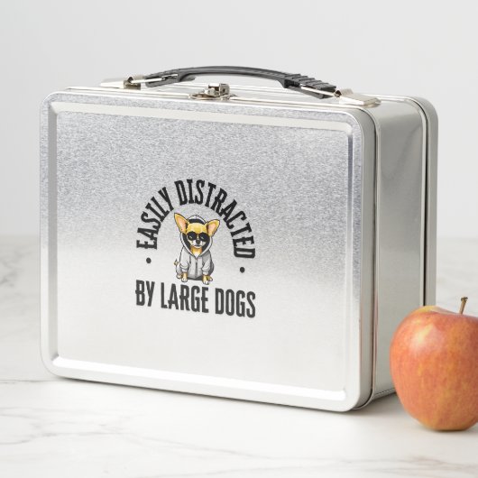 Grappige Chihuahua hond gemakkelijk afgeleid door  (In situ)