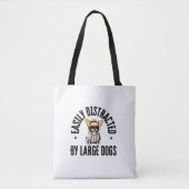 Grappige Chihuahua hond gemakkelijk afgeleid door  Tote Bag (Voorkant)