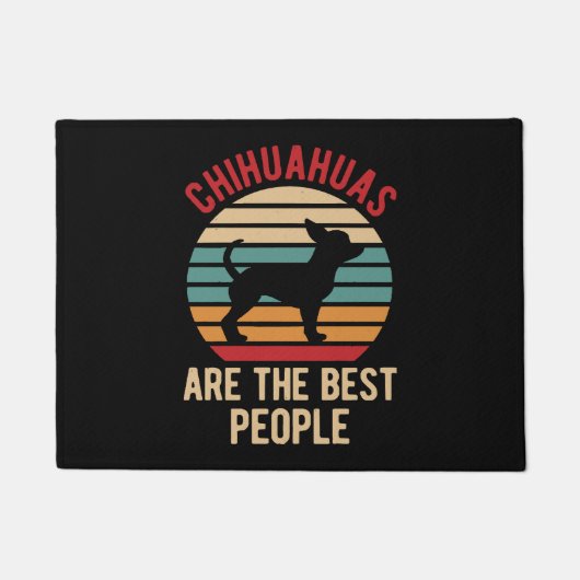 Grappige Chihuahua-honden cadeau Deurmat (Voorkant)