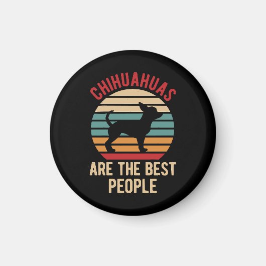 Grappige Chihuahua Honden Cadeau Magneet (Voorkant)