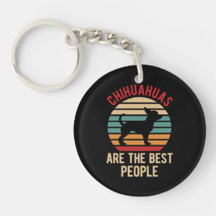 Grappige Chihuahua-honden cadeau Sleutelhanger
