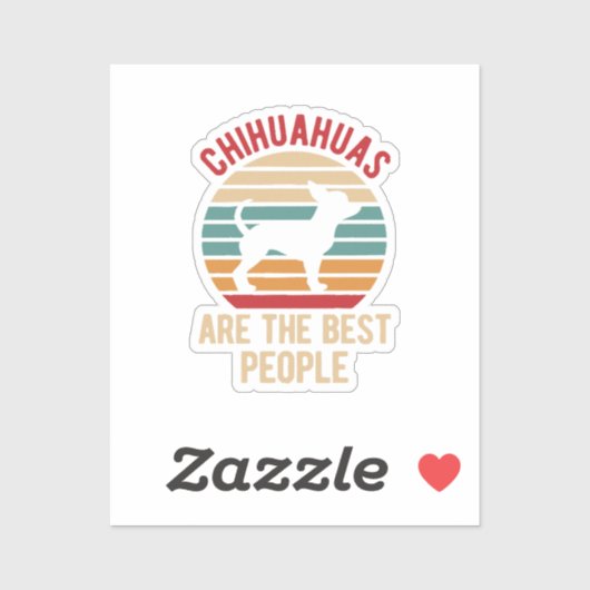 Grappige Chihuahua Honden Cadeau Sticker (Vel)