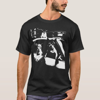 Grappige Chihuahua Meme Gangster Hond Rijdt T-shirt