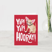 Grappige Chihuahua Verjaardag Kaart (Voorkant)
