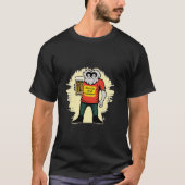 Grappige Chillin Met Mijn Brouwen Yeti Stijl Verha T-shirt (Voorkant)