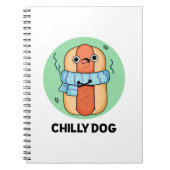 Grappige Chilly Dog Chili Hotdog Woordgrap Notitieboek (Voorkant)