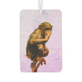 Grappige Chimpanzee Baby Luchtverfrisser (Achterkant)