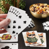 Grappige Chinook Kawaii Hond Pokerkaarten (Insitu)