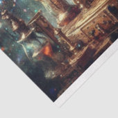 Grappige Chipmunk Clockwork Steampunk Decoupage Tissuepapier (Detail)