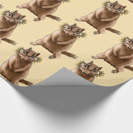 Grappige Chipmunk Eekhoorn Geek Dierenkunst Cadeaupapier