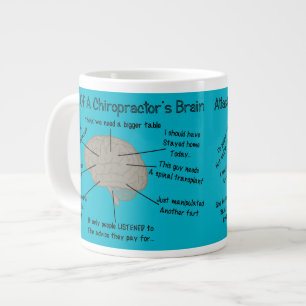 Grappige Chiropracticus Hersen Bekermug Blauw Grote Koffiekop