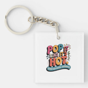 Grappige chiropractische quote voor liefhebbers va sleutelhanger