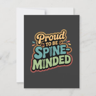 Grappige Chiropractor Gift Spine Gezondheid Quote Briefkaart