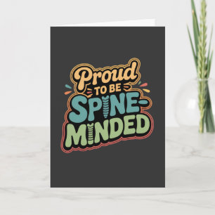 Grappige Chiropractor Gift Spine Gezondheid Quote Kaart