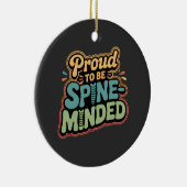 Grappige Chiropractor Gift Spine Gezondheid Quote Keramisch Ornament (Rechts)