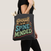 Grappige Chiropractor Gift Spine Gezondheid Quote Tote Bag (Dichtbij)