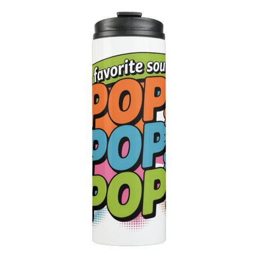 Grappige chiropractor plopgeluid cadeau thermosbeker (Voorkant)