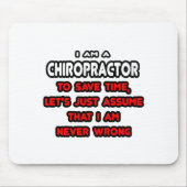 Grappige Chiropractor T-shirts en geschenken Muismat (Voorkant)