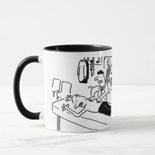 Grappige Chiropractor tweetonige mok (Links)