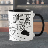 Grappige Chiropractor tweetonige mok