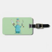 Grappige chirurg Cartoon hilarische medische Humor Bagagelabel (Voorkant horizontaal)