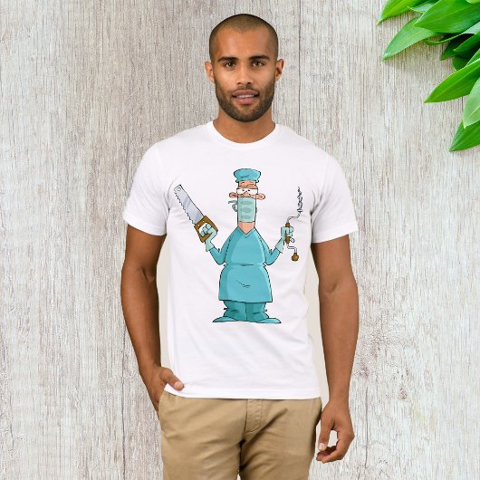 Grappige chirurg Cartoon hilarische medische Humor T-shirt
