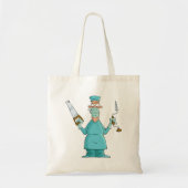 Grappige chirurg Cartoon hilarische medische Humor Tote Bag (Voorkant)