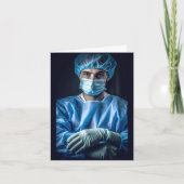 Grappige chirurg dokter kaart (Voorkant)