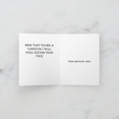 Grappige chirurg dokter kaart (Binnen)