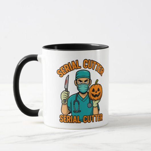 Grappige chirurg Halloween Mok (Links)