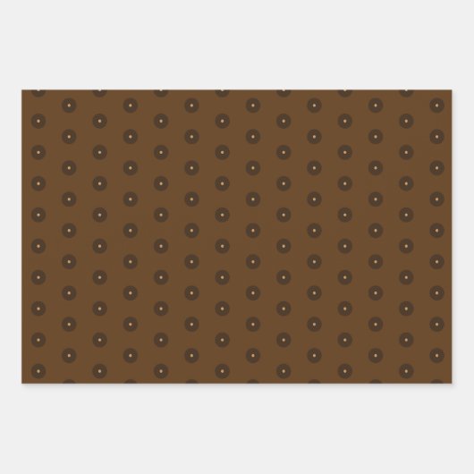 GRAppige chocoholici genoemd naar betegelde chocol Inpakpapier Vel (Voorkant 2)