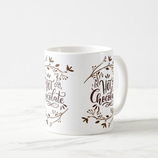 Grappige chocolade koffiemok (Voorkant rechts)