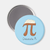 Grappige Chocolade Pi Symbool Wiskunde Leraar Magneet (Voorkant / Achterkant)